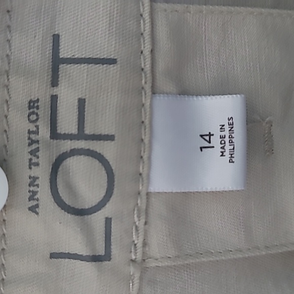 Ann Taylor Light Tan Double-Breasted Blazer - Picture 2 of 4